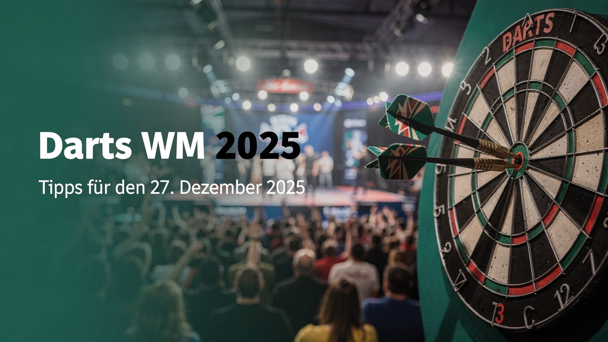 Darts-WM: Tipps für den 27.12.2025
